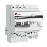 Выключатель автоматический дифференциальный АД-2S 2п 63А C 100мА тип AC (4 мод) PROxima (электронный) | код. DA2-63-100S-pro | EKF 